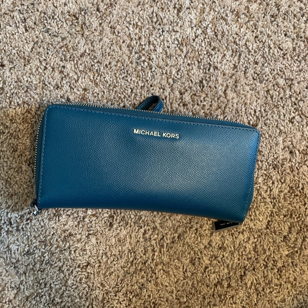 Michael Kors Blue Wallet